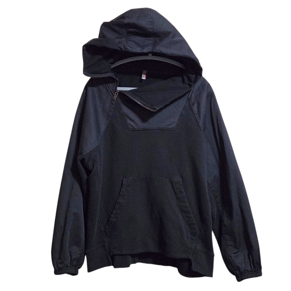 FP Movement Back Me Up Hooded Pullover Washed Black Athleisure XS - Picture 15 of 16